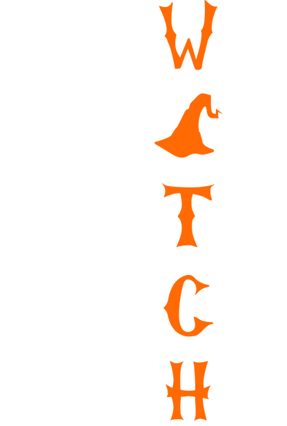 Witch American Flag DTF Transfer | Distressed Halloween Print | Spooky Patriotic Witch Shirt Design | DIY Halloween Apparel
